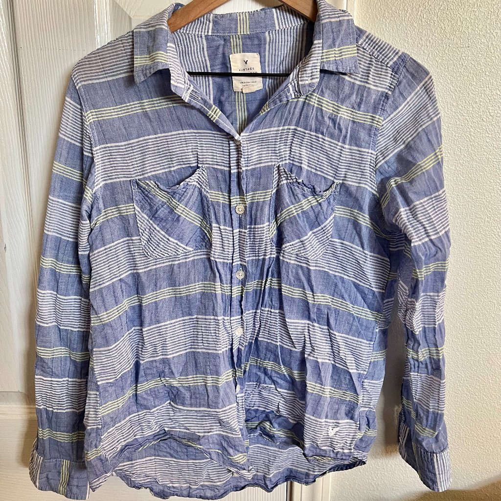 Plaid Lightweight Button Down